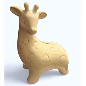Pottery Barn Kids Ceramic Giraffe Bank Keepsake Collection Original